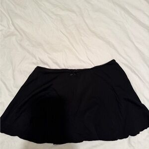 Garage Black Stretch Mini Skirt